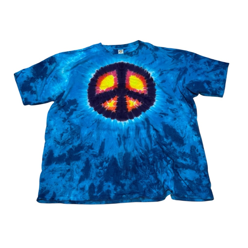 Vintage 90’s Sundog Peace sign tie dye shirt
